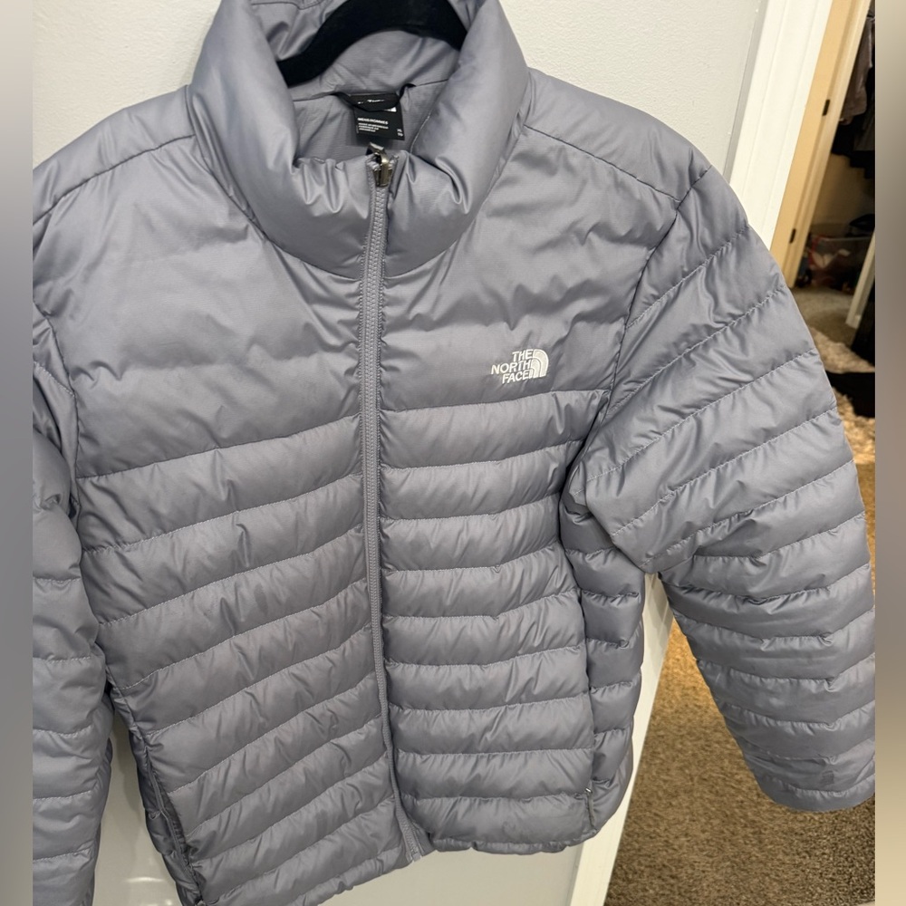 The North Face Silver Quilted Jacket